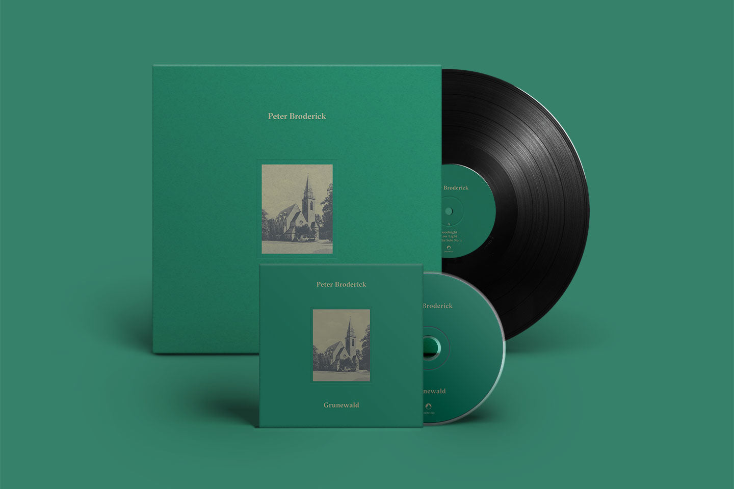 Arcade Sound - Peter Broderick - Grunewald EP front cover