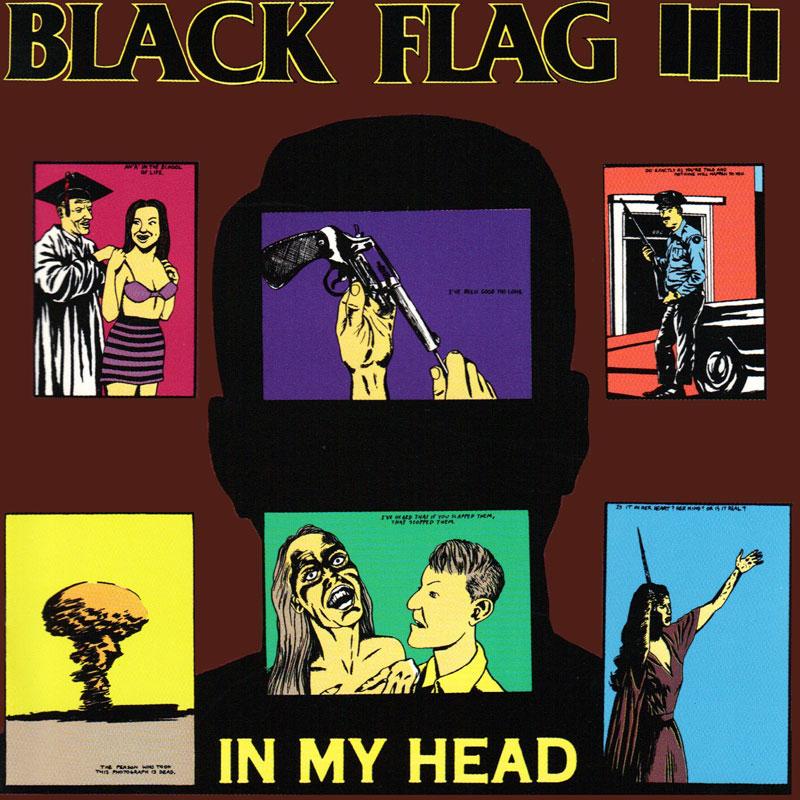 Arcade Sound - Black Flag - In My Head - LP/CD front cover