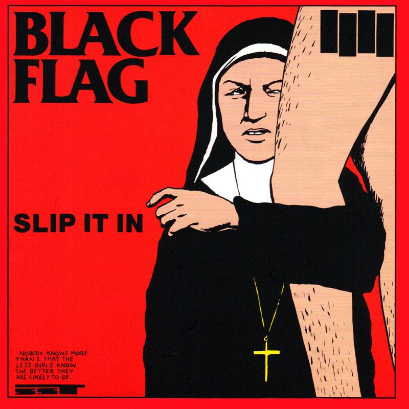 Arcade Sound - Black Flag - Slip It In - LP/CD front cover