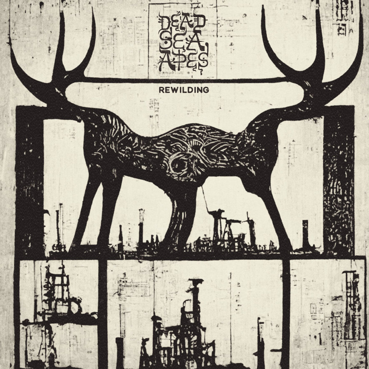 Arcade Sound - Dead Sea Apes - Rewilding - LP front cover