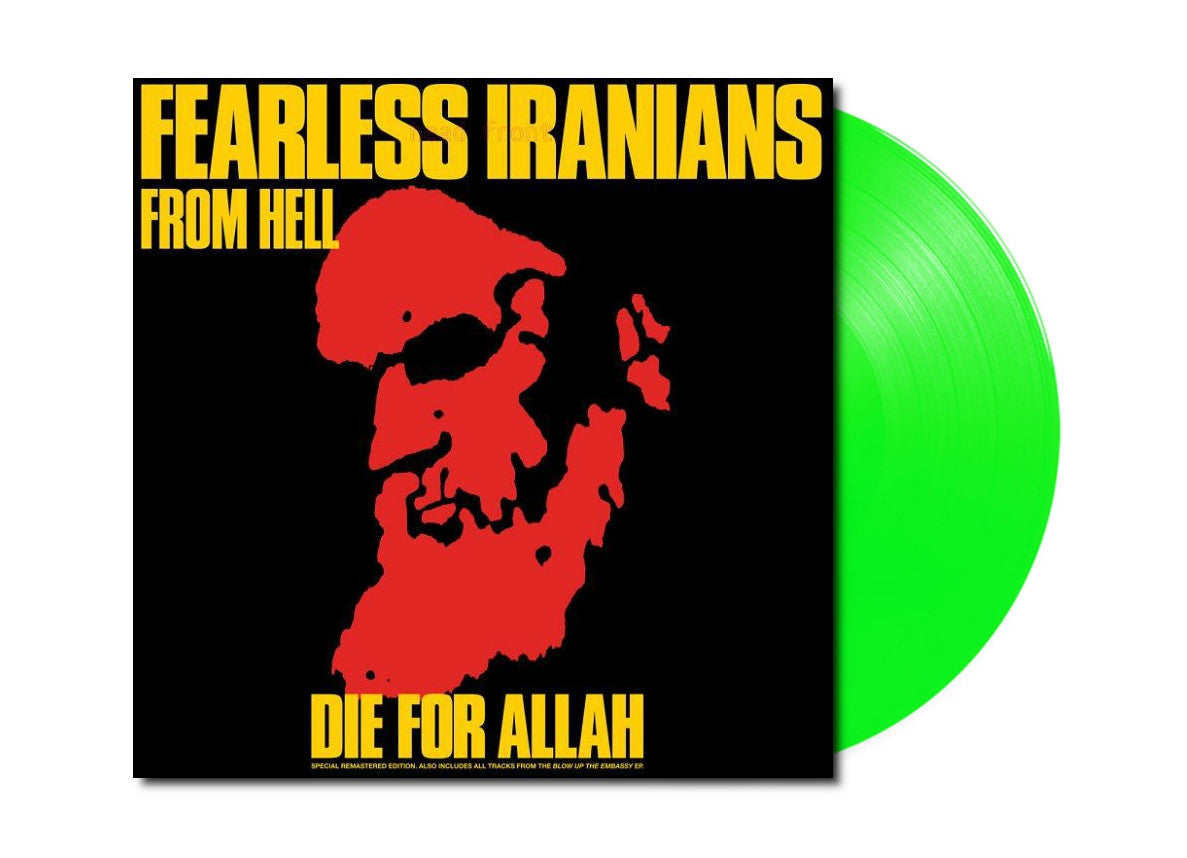 Arcade Sound - Fearless Iranians From Hell - Die For Allah - LP front cover