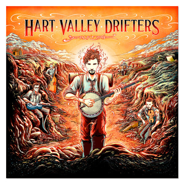 Arcade Sound - Hart Valley Drifters - Folk Time - CD front cover