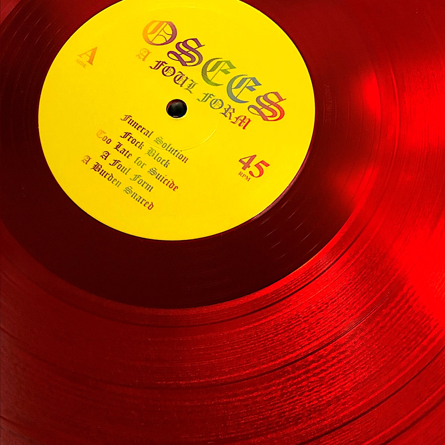 Arcade Sound - Osees - A Foul Form - LP/CD front cover