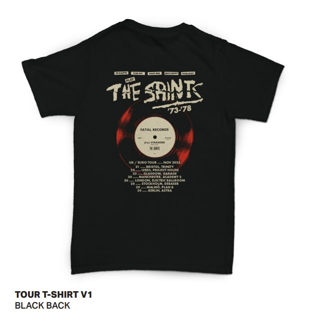 The Saints '73-'78 2025 UK/EURO Tour T-shirt