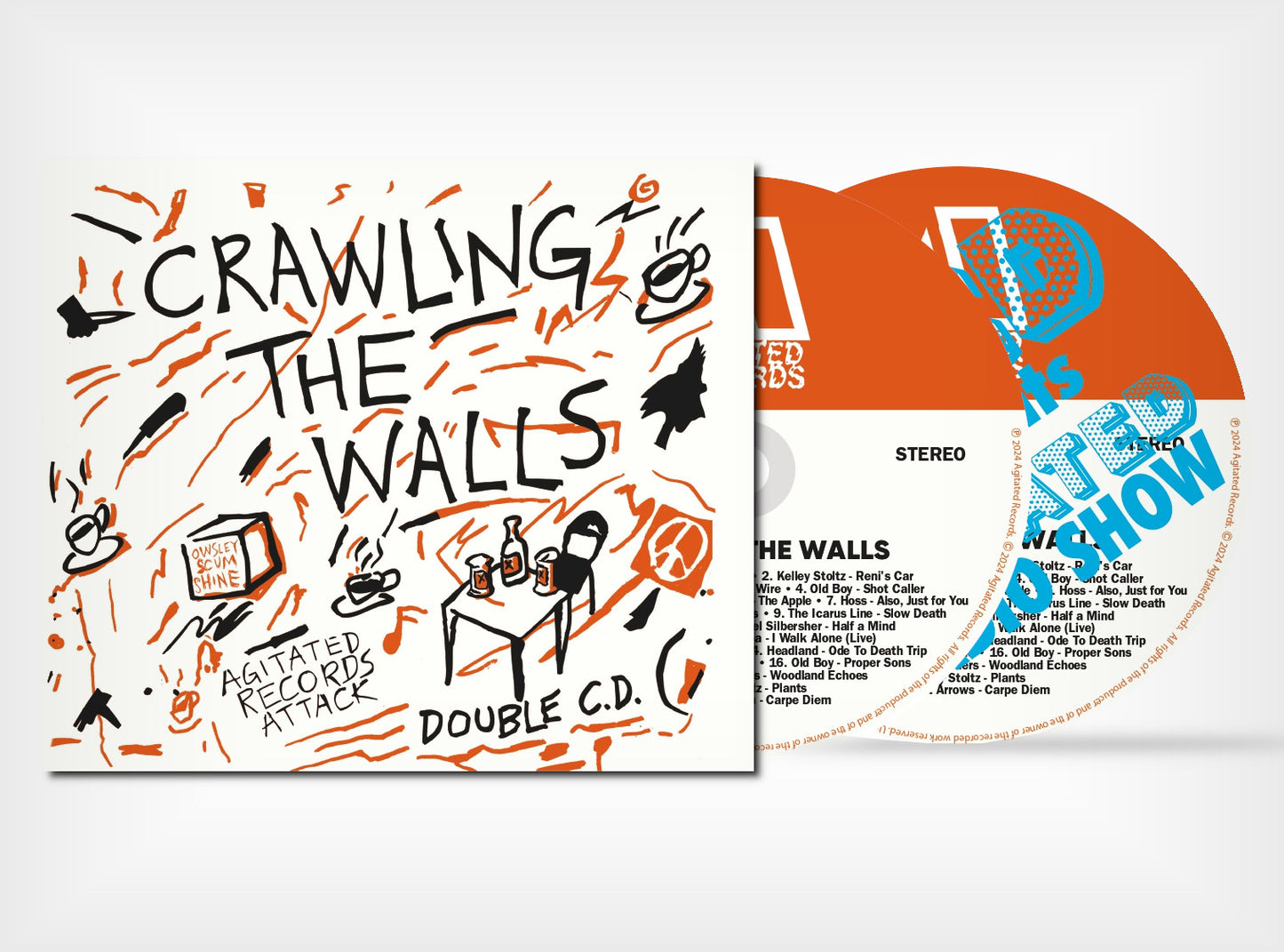 Arcade Sound - Various - Crawling The Walls - 2CD front cover