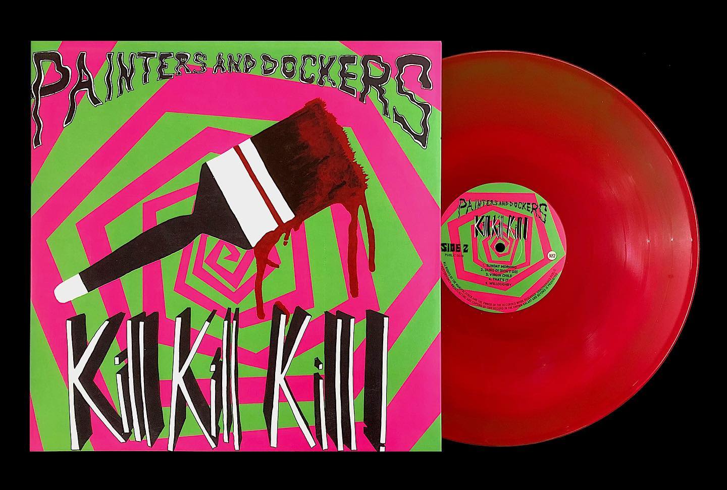 Arcade Sound - Painters & Dockers - Kill Kill Kill - Coloured LP / CD front cover