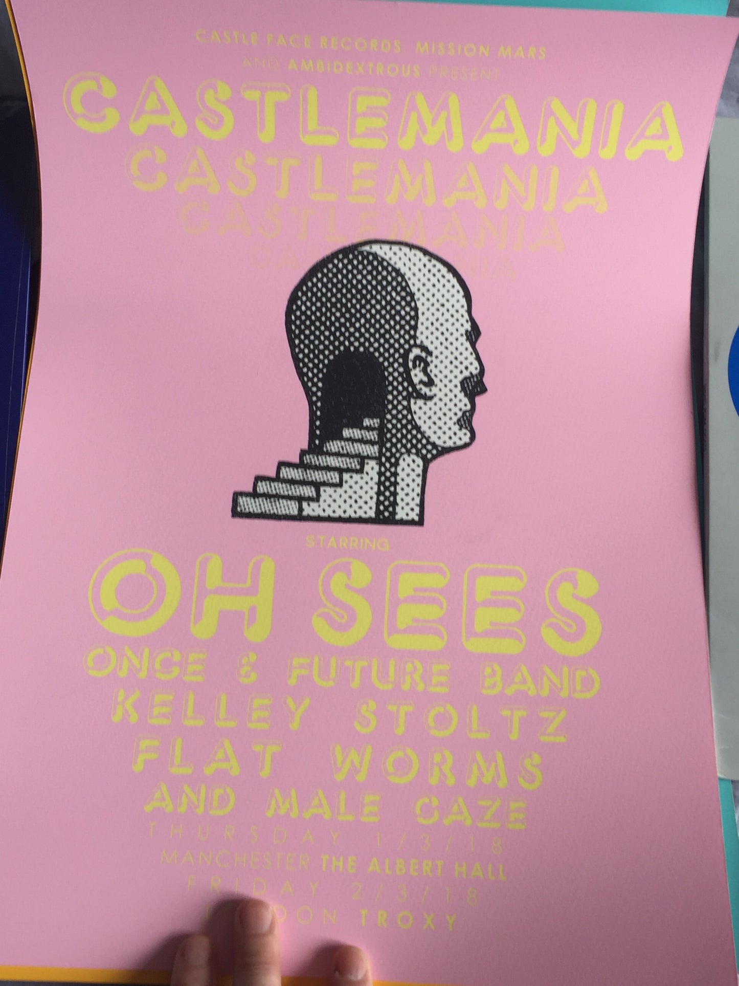 Castlemania Silkscreened Poster