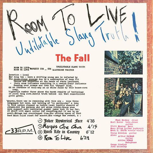 The Fall - Room To Live - LP