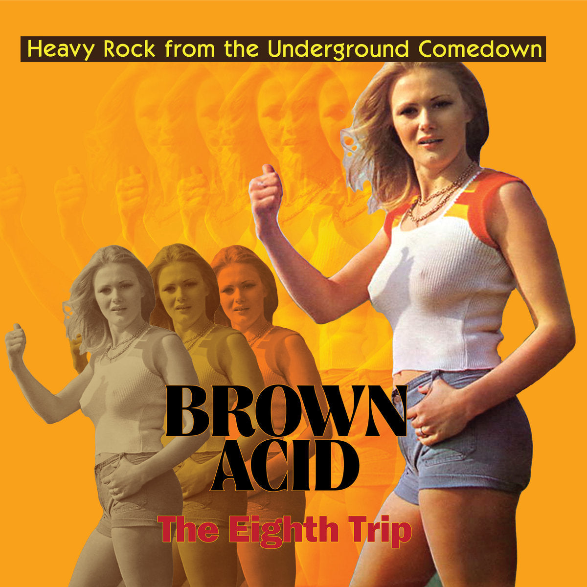 Arcade Sound - V/A - Brown Acid 8: The Eighth Trip - LP/CD front cover