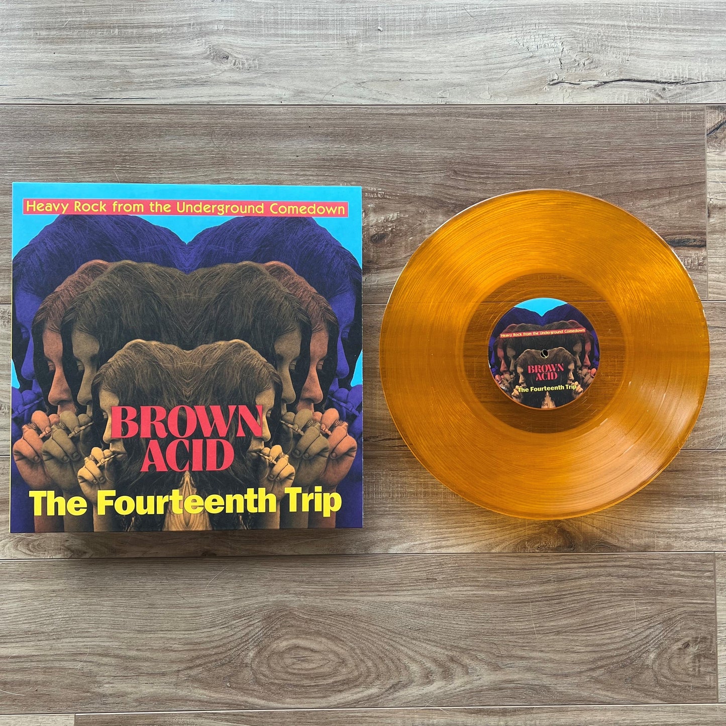 Arcade Sound - V/A - Brown Acid 14: The Fourteenth Trip - LP/CD front cover