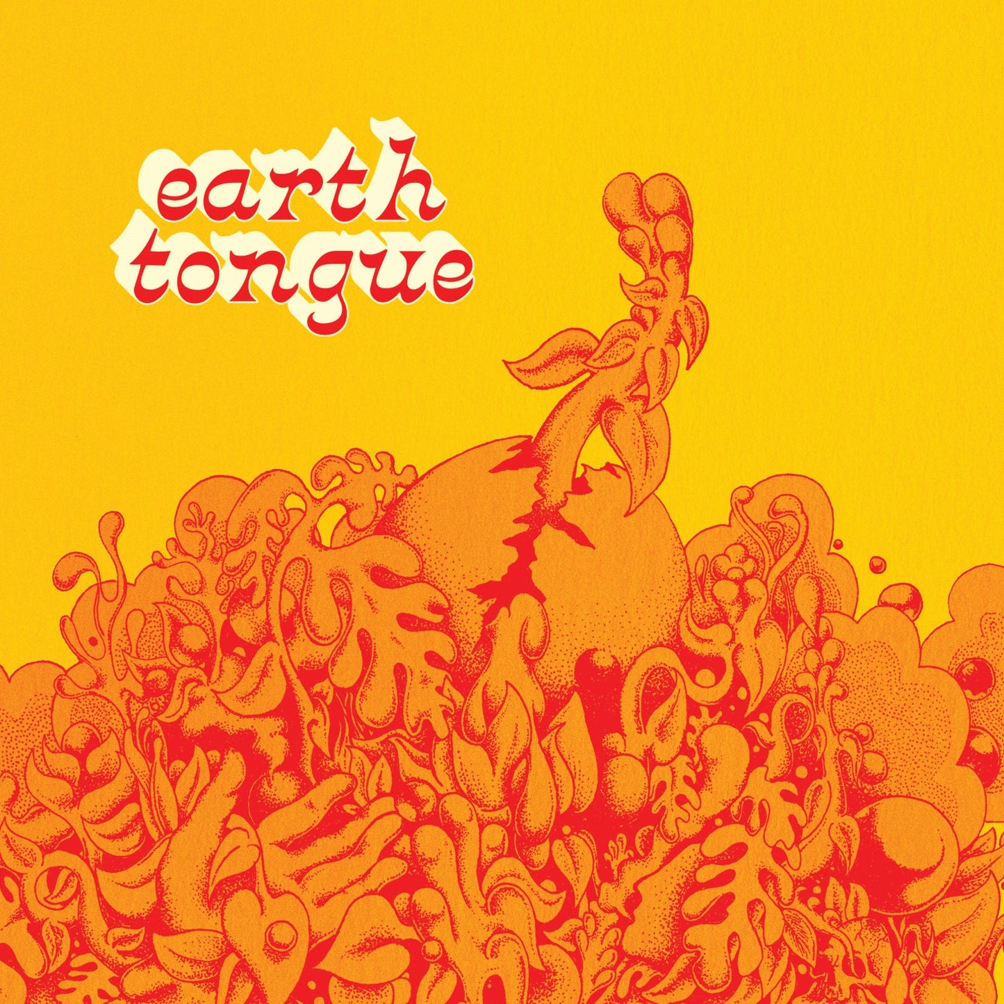 Arcade Sound - Earth Tongue - Floating Being (Orange Splatter on Clear Vinyl Edition) front cover