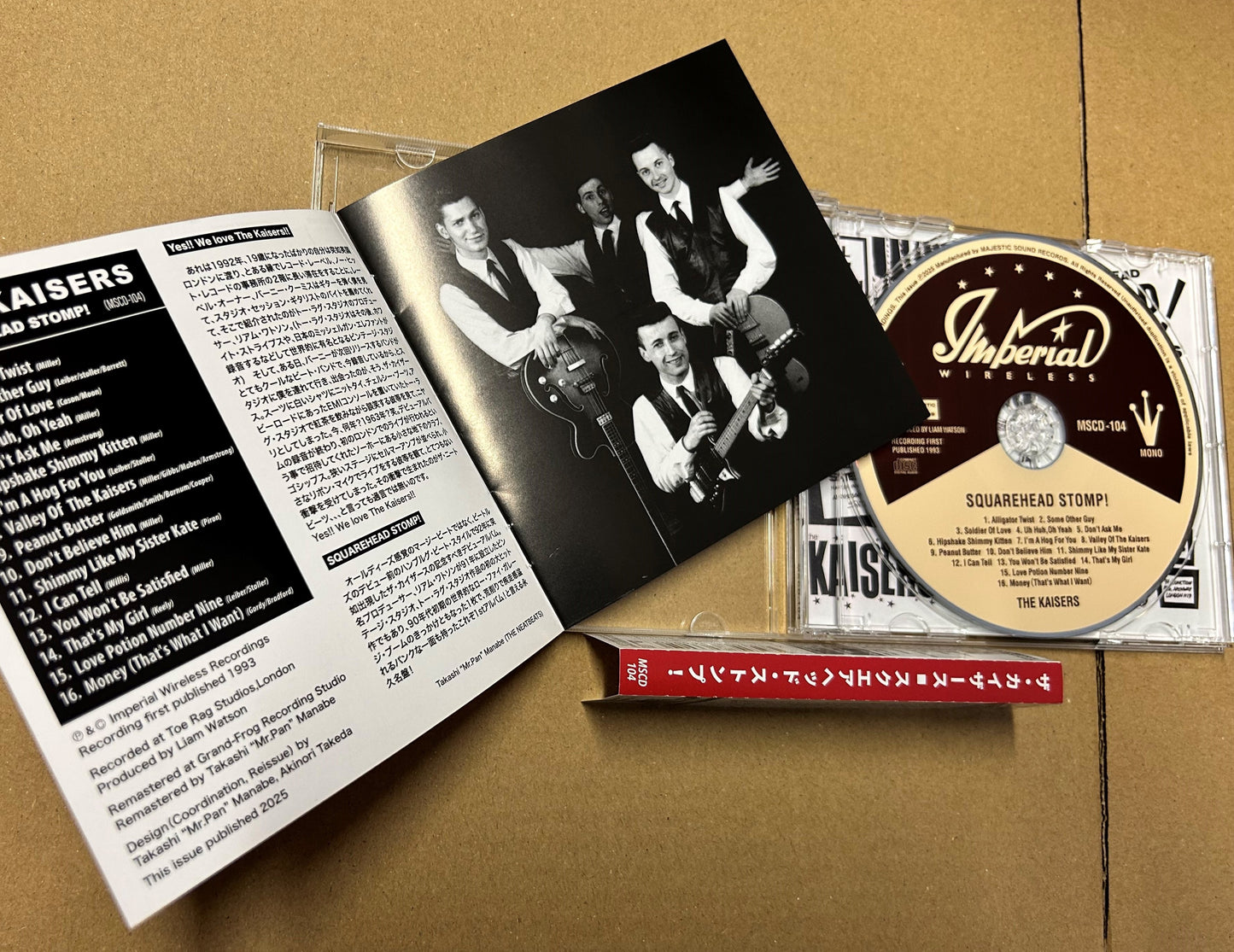 The Kaisers - Squarehead Stomp CD