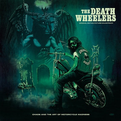 Arcade Sound - The Death Wheelers - Chaos & The Art of Motorcycle Madness - LP front cover