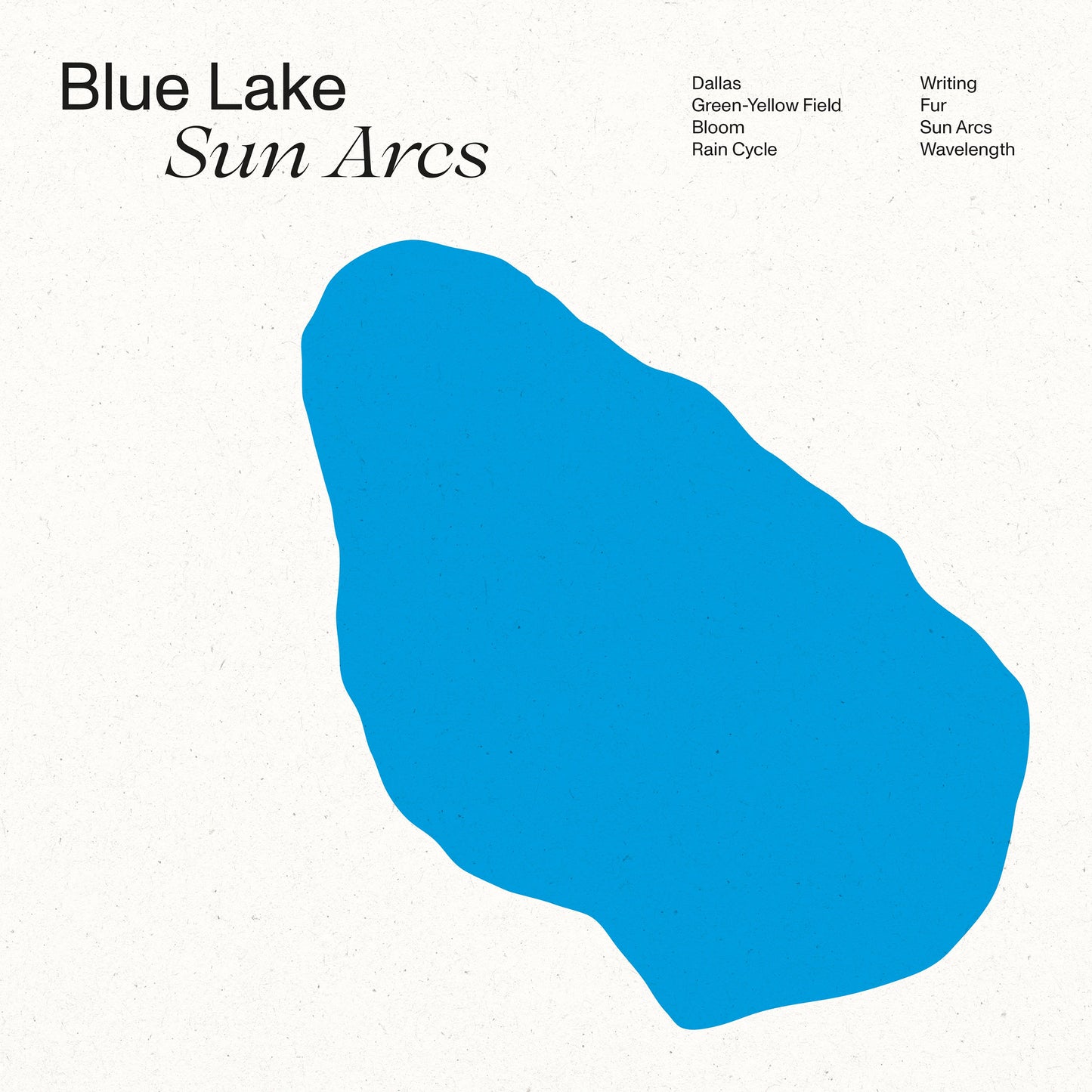 Arcade Sound - Blue Lake - Sun Arcs (Clear Vinyl Repress) front cover