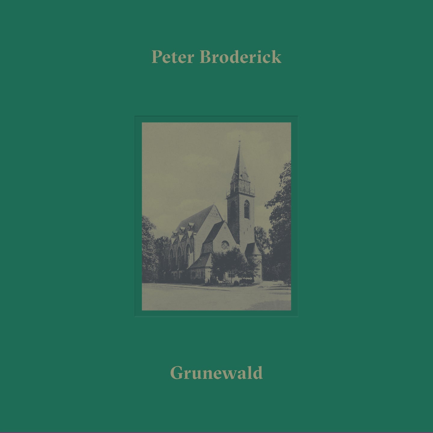 Arcade Sound - Peter Broderick - Grunewald EP front cover