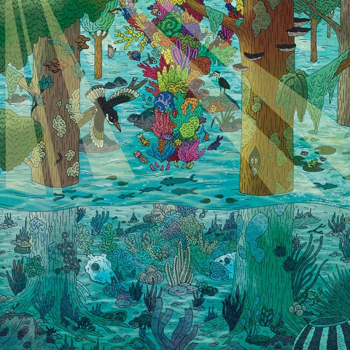 Arcade Sound - Elkhorn & Mike Gangloff - Shackamaxon Concert front cover