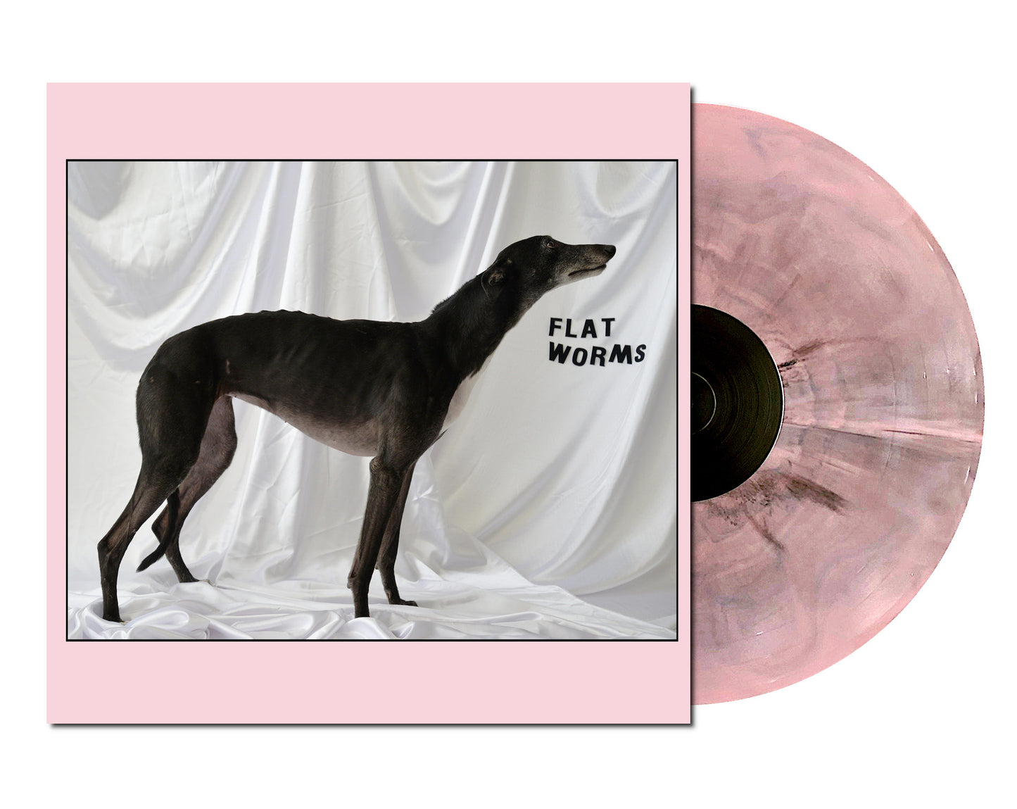 Flat Worms - S/T - 'Galaxy In Pink' Vinyl