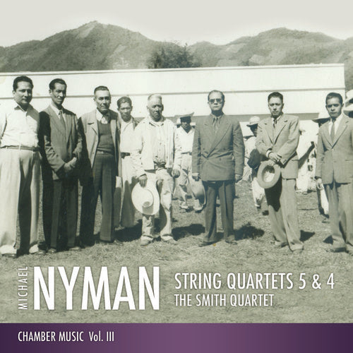 Arcade Sound - Michael Nyman - String Quartets 5 & 4 front cover