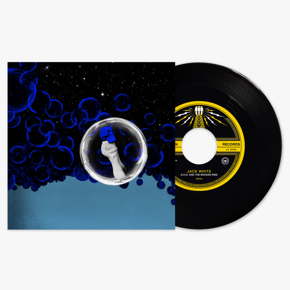 Jack White - G.O.D. And The Broken Ribs b/w Derecho Demonico - 7"