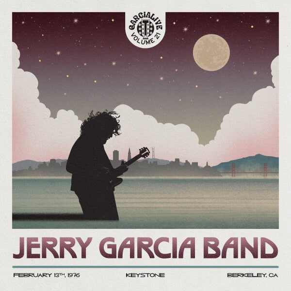 Arcade Sound - Jerry Garcia Band - GarciaLive Vol 21: February 13th 1976, Keystone Berkeley - 2CD front cover