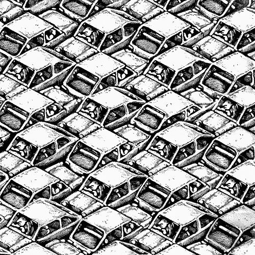 Arcade Sound - Military Genius - Scarred For Life - LP front cover