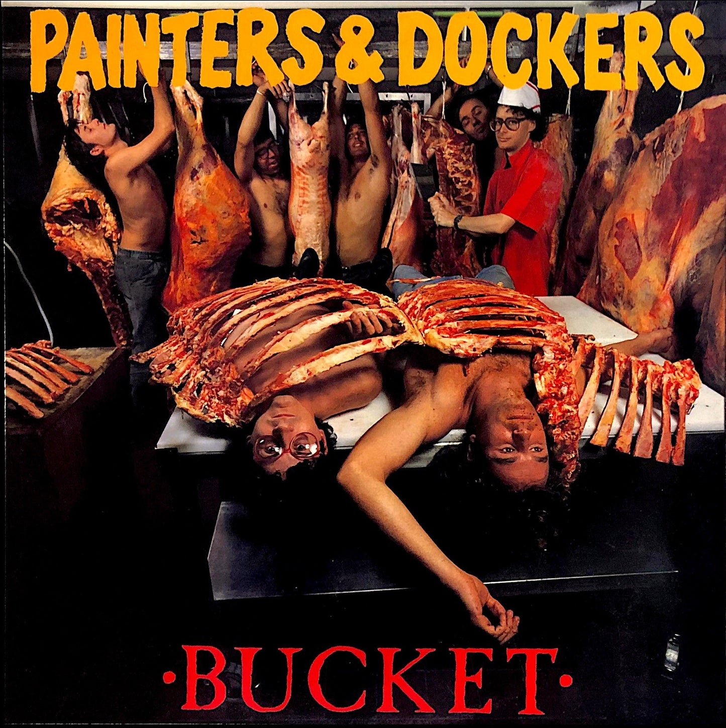 Arcade Sound - Painters & Dockers - Bucket - Black & Red Splatter Vinyl / CD front cover