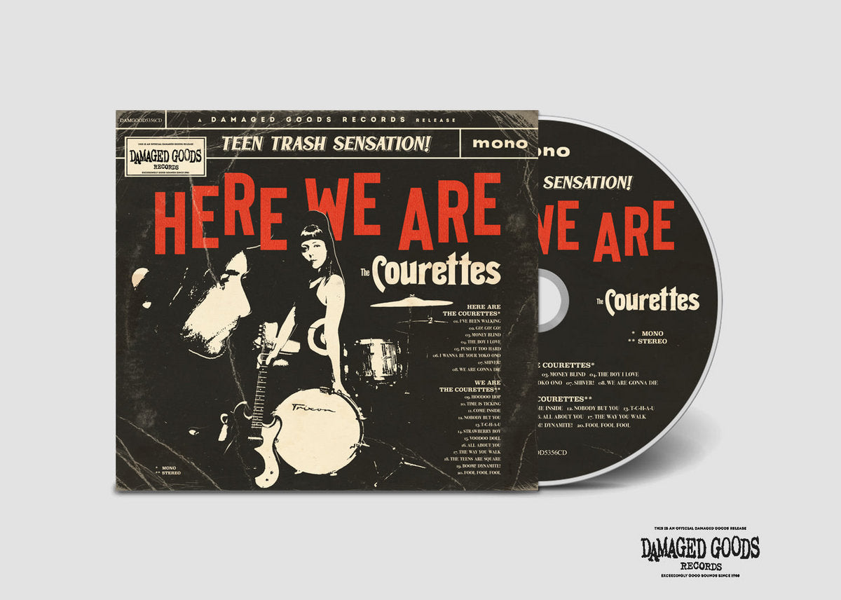 The Courettes - Here We Are The Courettes - CD