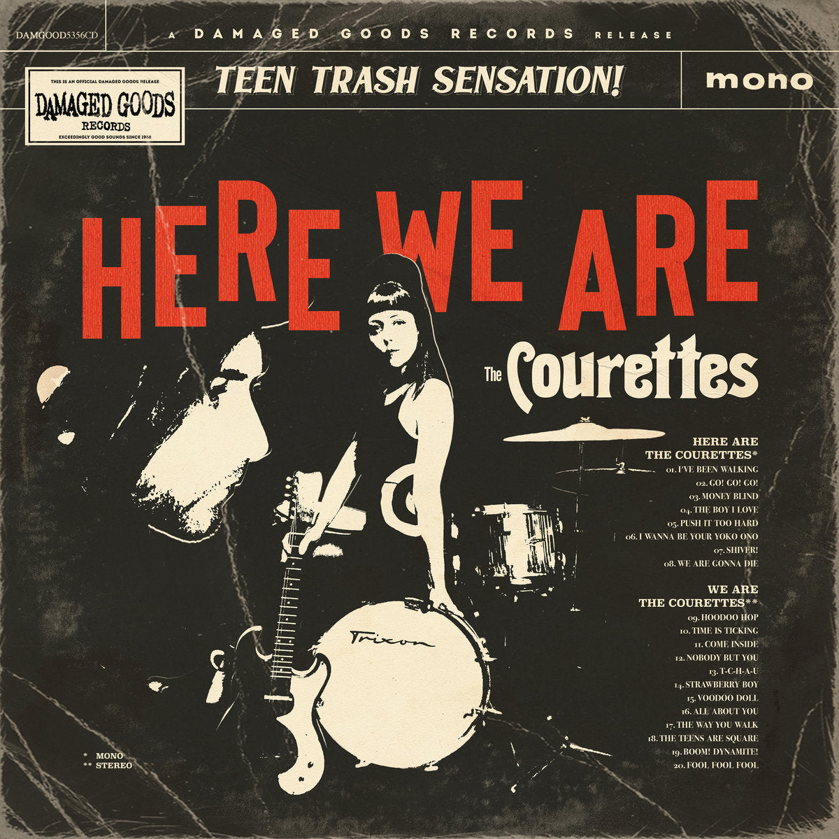 The Courettes - Here We Are The Courettes - CD