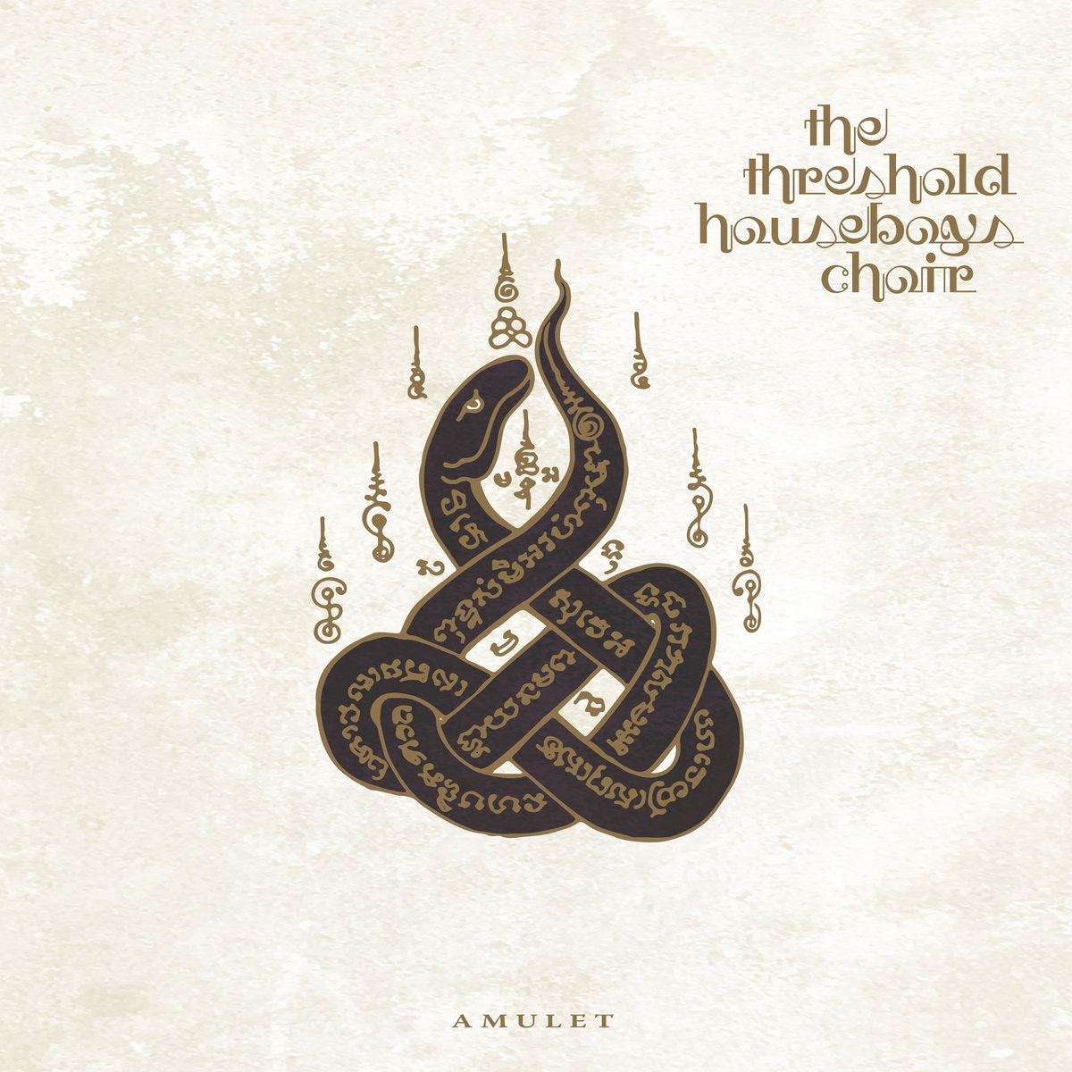 Arcade Sound - The Threshold Houseboys Choir: Amulet - 3LP Black Vinyl / 2CD front cover