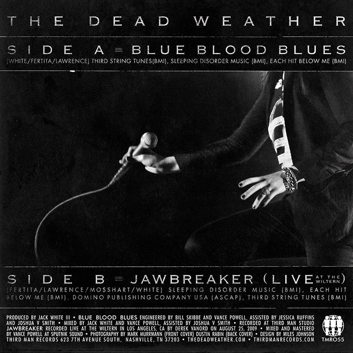 Arcade Sound - The Dead Weather - Blue Blood Blues - 7" front cover
