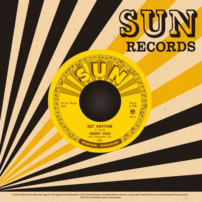 Arcade Sound - Johnny Cash - Get Rhythm / I Walk the Line - 7" front cover