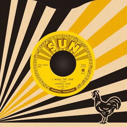 Arcade Sound - Johnny Cash - Get Rhythm / I Walk the Line - 7" front cover