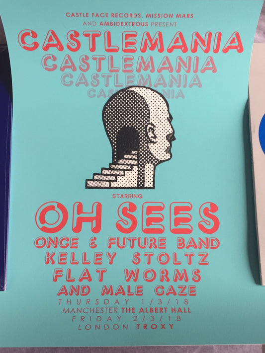 Castlemania Silkscreened Poster