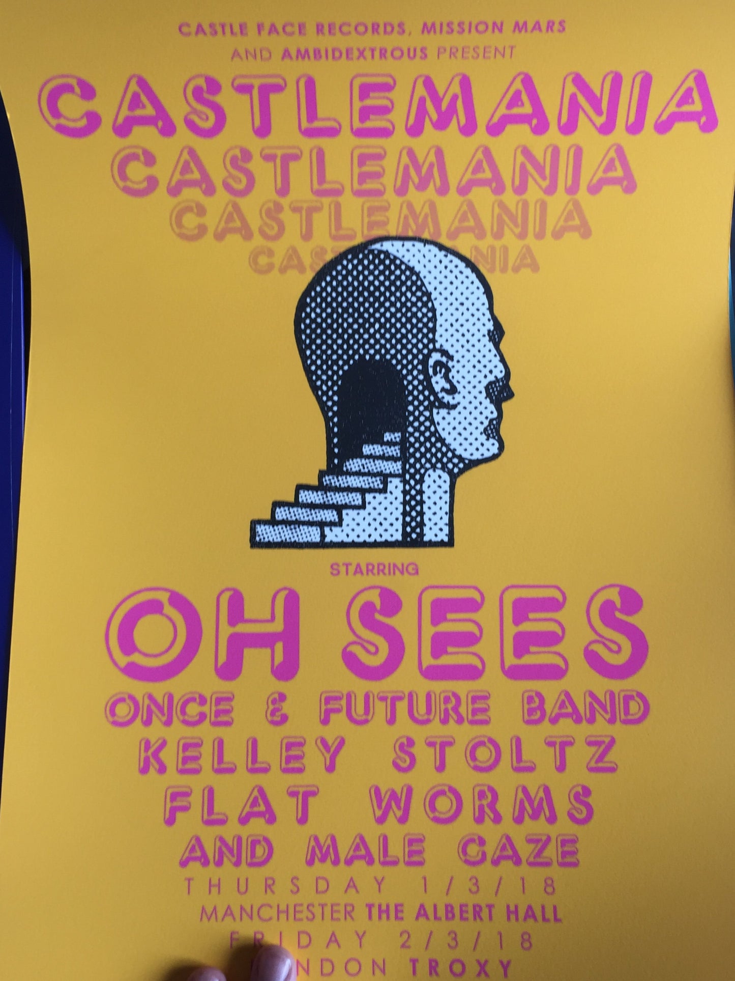 Castlemania Silkscreened Poster
