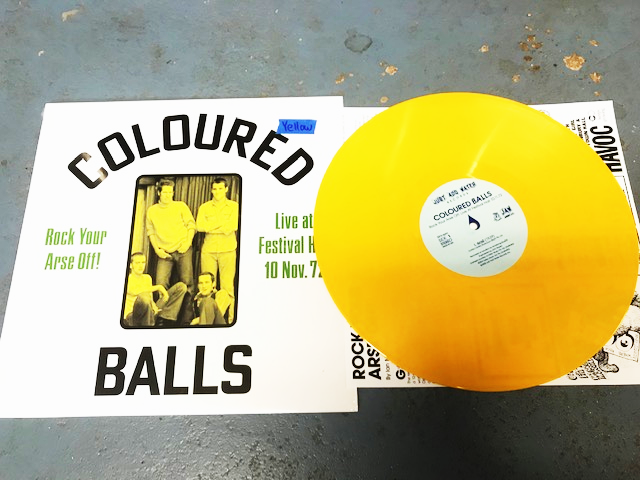 Arcade Sound - Coloured Balls - ROCK YOUR ARSE OFF! LIVE AT FESTIVAL HALL NOV 72   (1xLP) image