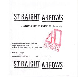 Straight Arrows - Another Day in the City   7"