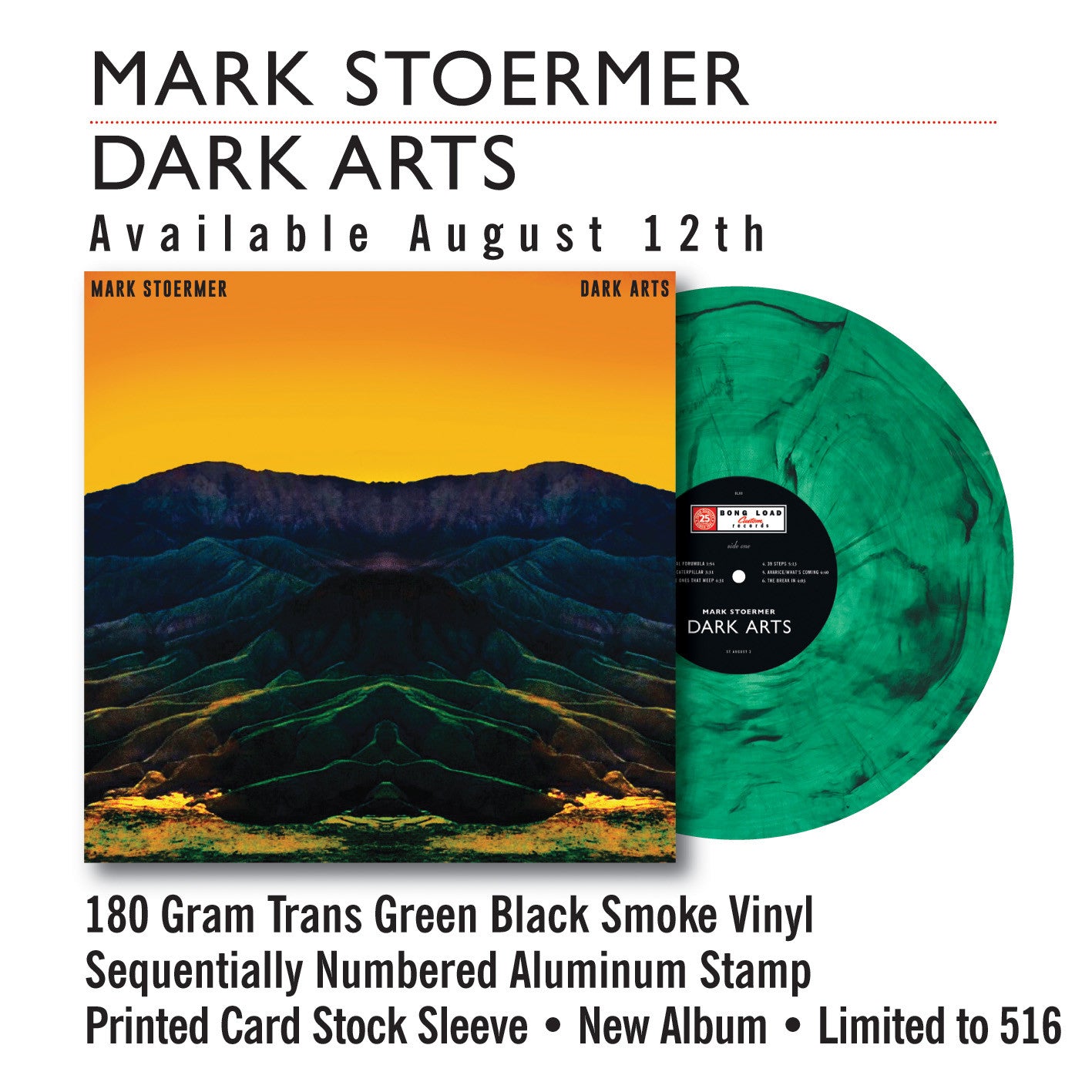 MARK STOERMER - DARK ARTS (TRANS GREEN / BLACK SMOKE VINYL) 12"