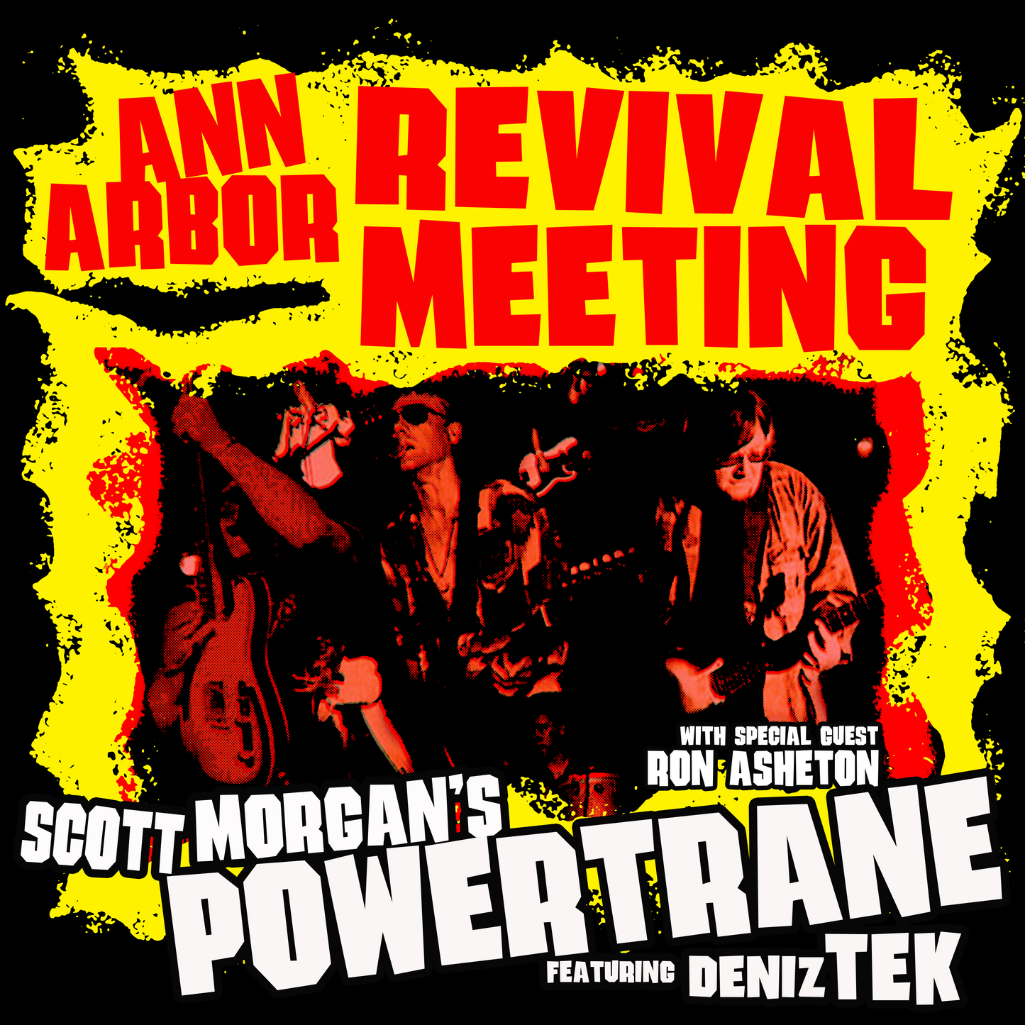 POWERTRANE: Scott Morgain's Revival Meeting - RED VINYL / CD