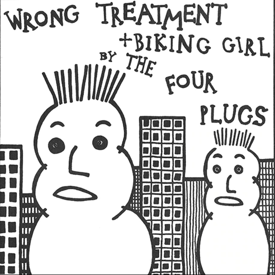 Arcade Sound - The Four Plugs - Wrong Treatment / Biking Girl - 7" image