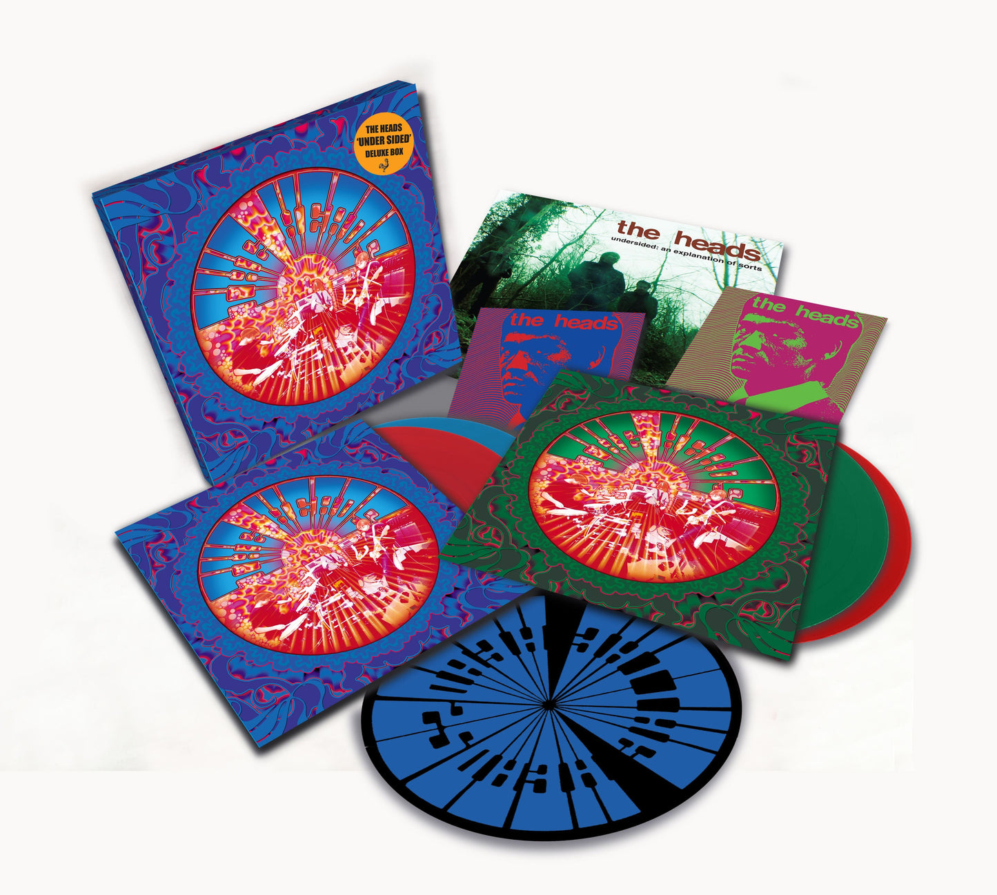 Arcade Sound - The Heads - Under Sided (20th Anniversary) - 2xLP / 4xLP Boxset / 2CD front cover