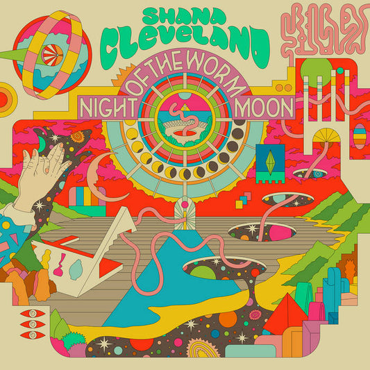 Arcade Sound - SHANA CLEVELAND - NIGHT OF THE WORM MOON   (Coloured LP / CD) image