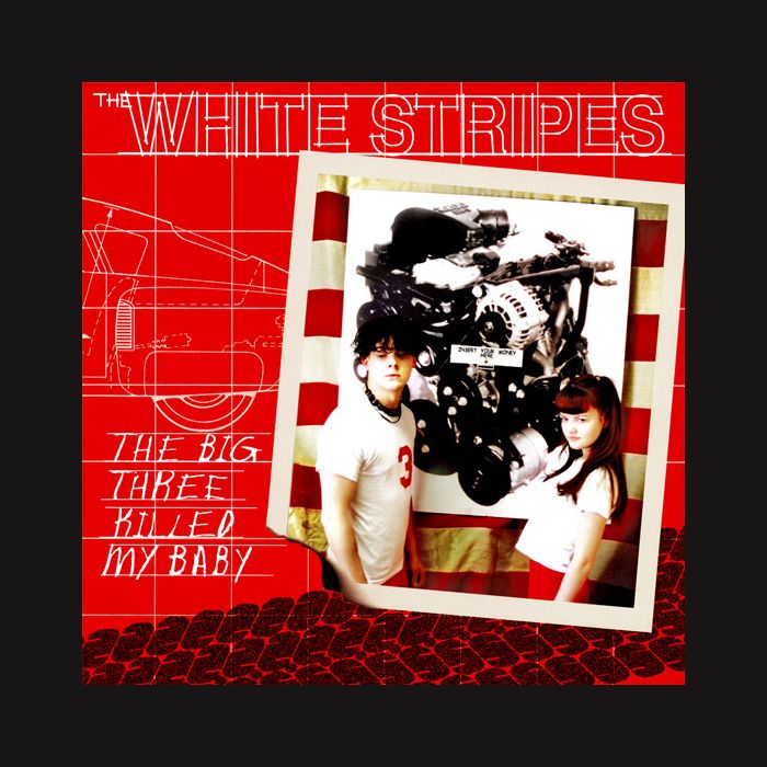 Arcade Sound - White Stripes - The Big Three Killed My Baby - 7" front cover